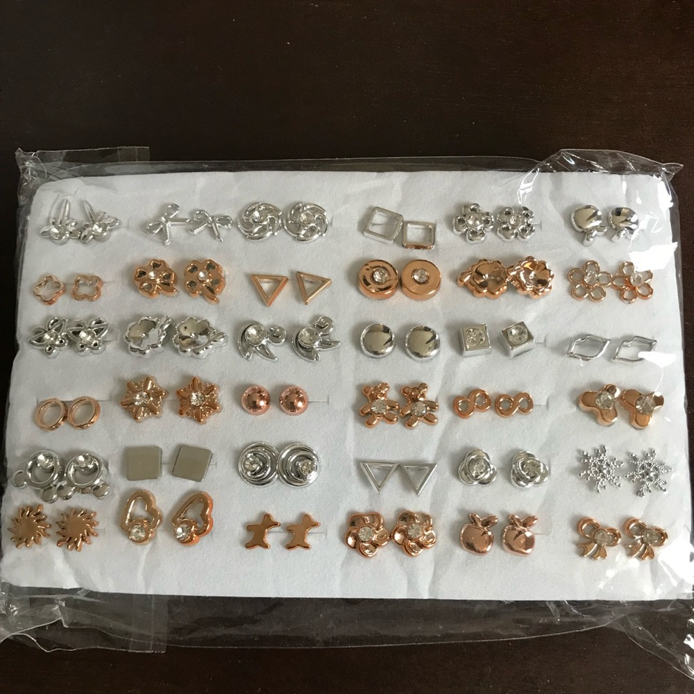 36 Pairs of Earrings NWOT